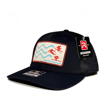 Load image into Gallery viewer, 3 Strokes of Stoke ADL Club Hat - Navy Mesh Trucker
