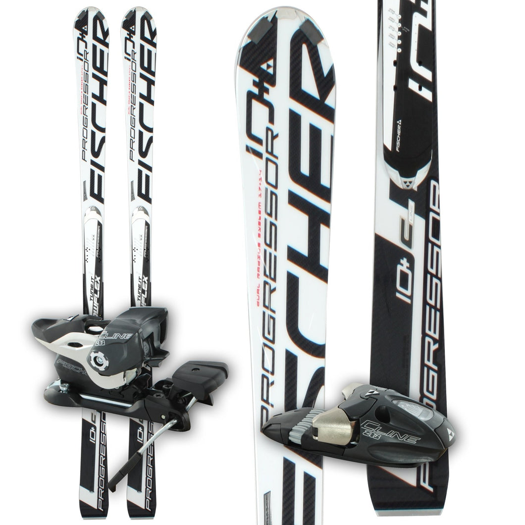 Fischer Progressor 10+ C-Line Skis + C-Line Z13 Flowflex Bindings 2012 180cm