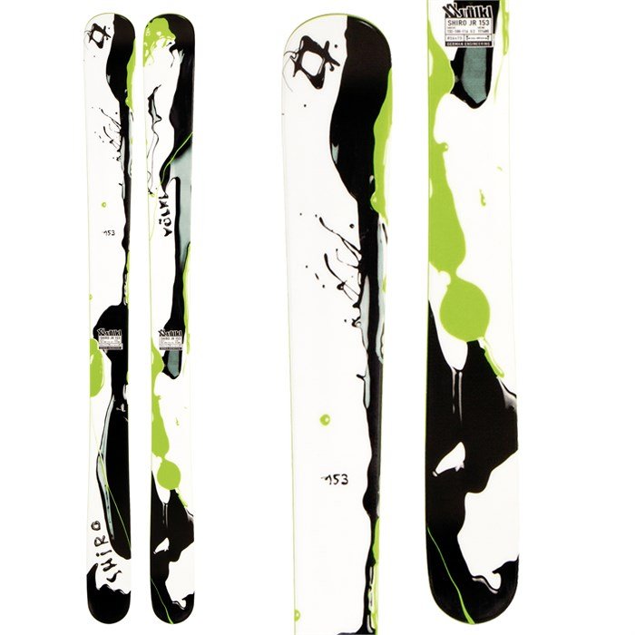 Volkl Shiro Jr Skis - Youth 2012 153cm With Look PX12 Bindings